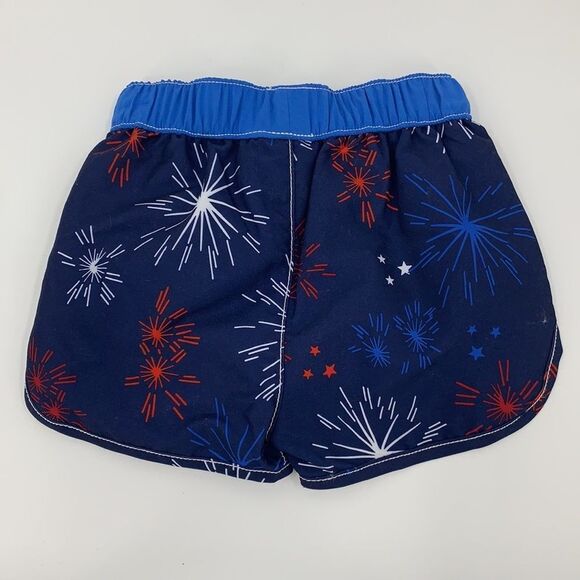 Hanna Andersson Firework‎ Swim Trunks Sz 60 (3-6M) - Picture 2 of 6